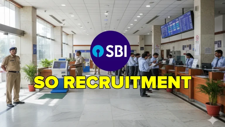 SBI SO Recruitment