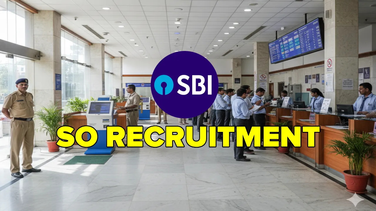 SBI SO Recruitment