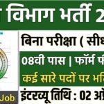 Krishi Vibhag Bharti