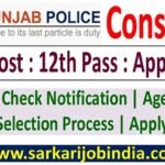 Punjab Police Constable Recruitment