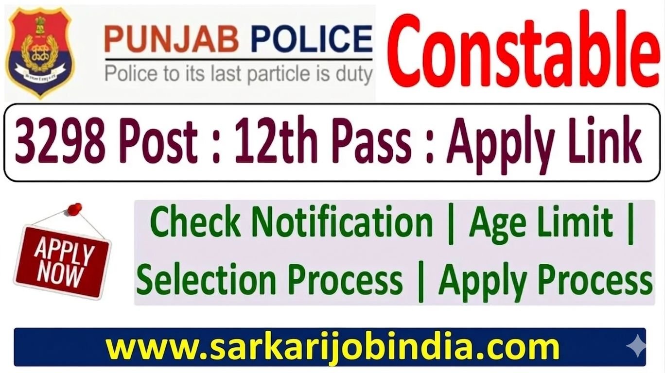 Punjab Police Constable Recruitment