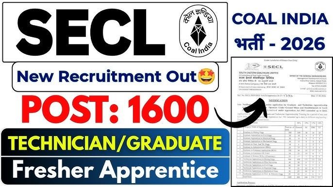 SECL Apprentice Bharti