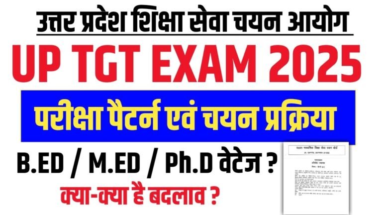 UP TGT Assistant Teacher Syllabus