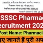 UPSSSC Pharmacist Bharti